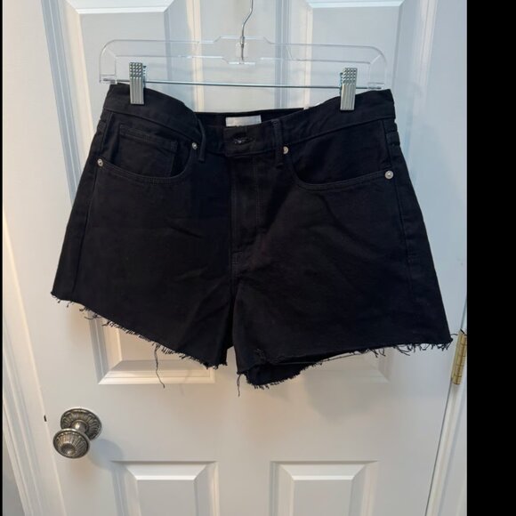 Frame Le Brigette Short Raw After Film Noir Size 27 - Picture 3 of 5